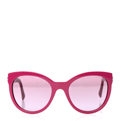 Chanel Pantos CC Signature 5315 Sunglasses Fuchsia 2 of 8