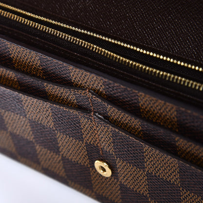 Louis Vuitton Damier Ebene Sarah Wallet NM 7 of 8