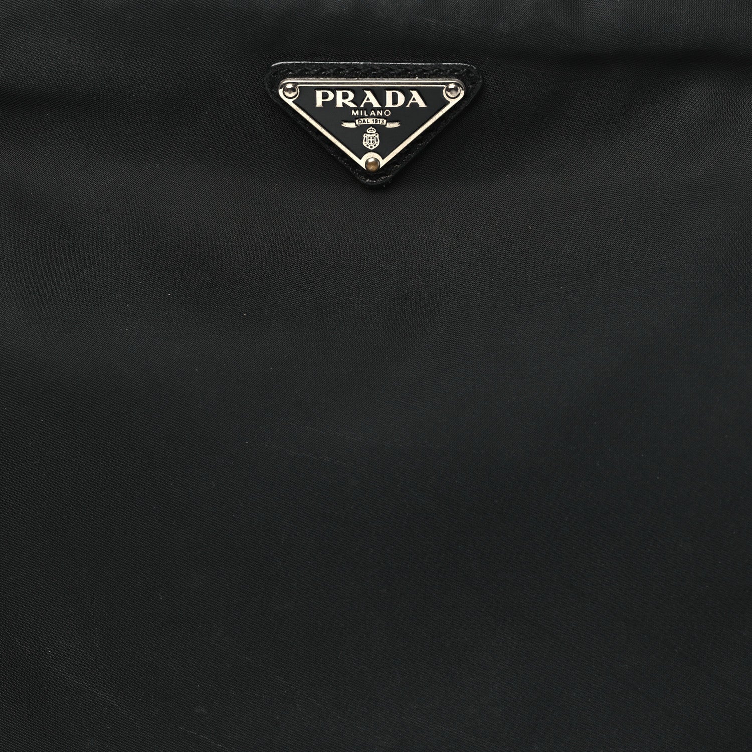 Prada Tessuto Nylon Saffiano Logo Messenger Bag Black 6 of 8