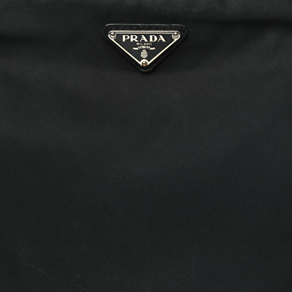 Prada Tessuto Nylon Saffiano Logo Messenger Bag Black 6 of 8