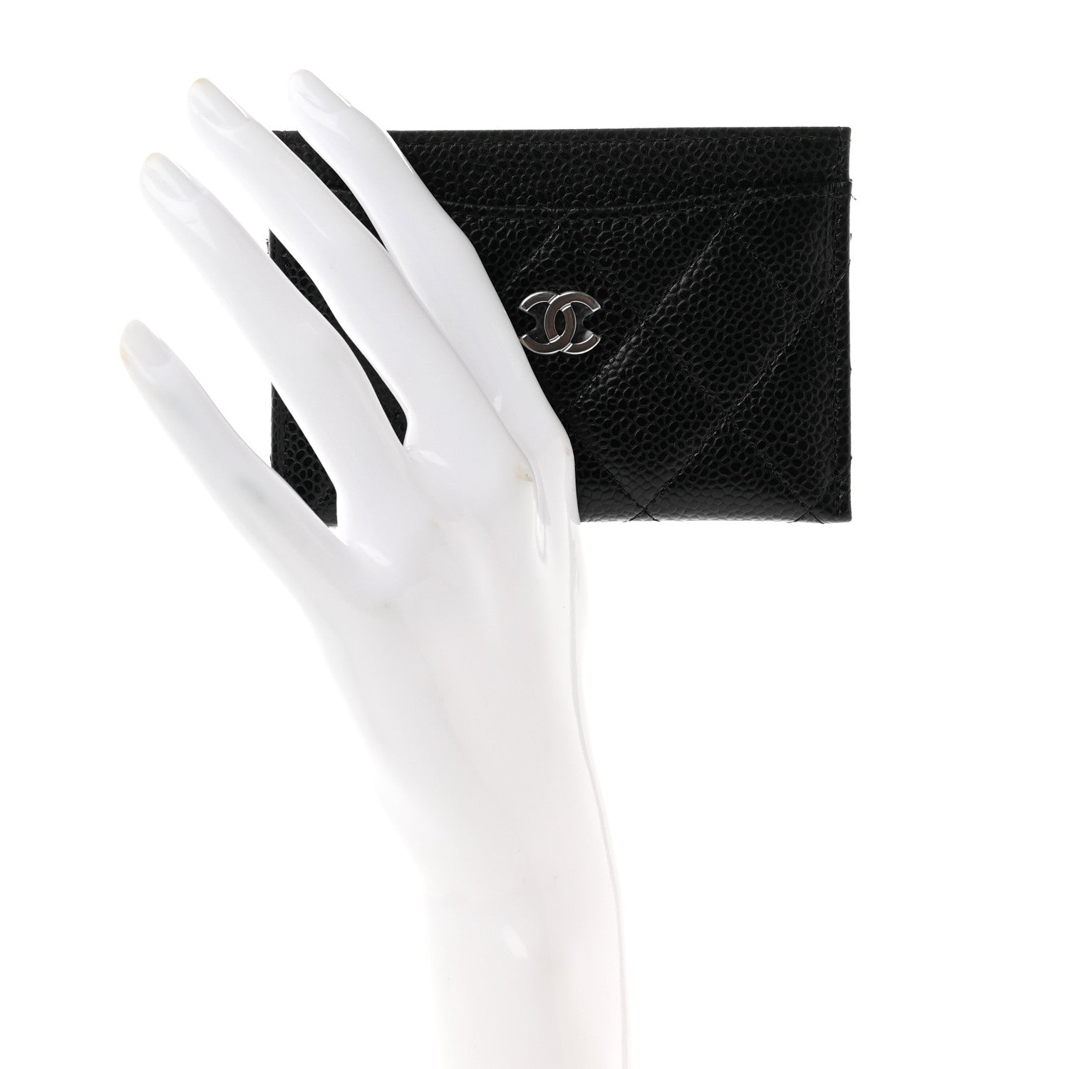 Chanel Caviar Quilted Card Holder Black 2 of 9