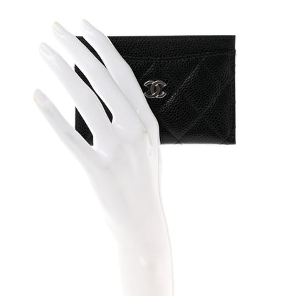 Chanel Caviar Quilted Card Holder Black 2 of 9