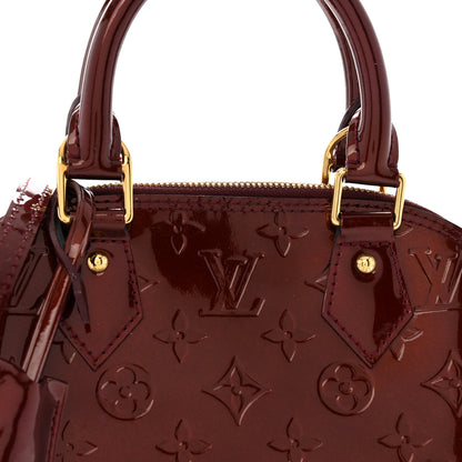 Louis Vuitton Vernis Alma BB Magenta 7 of 11