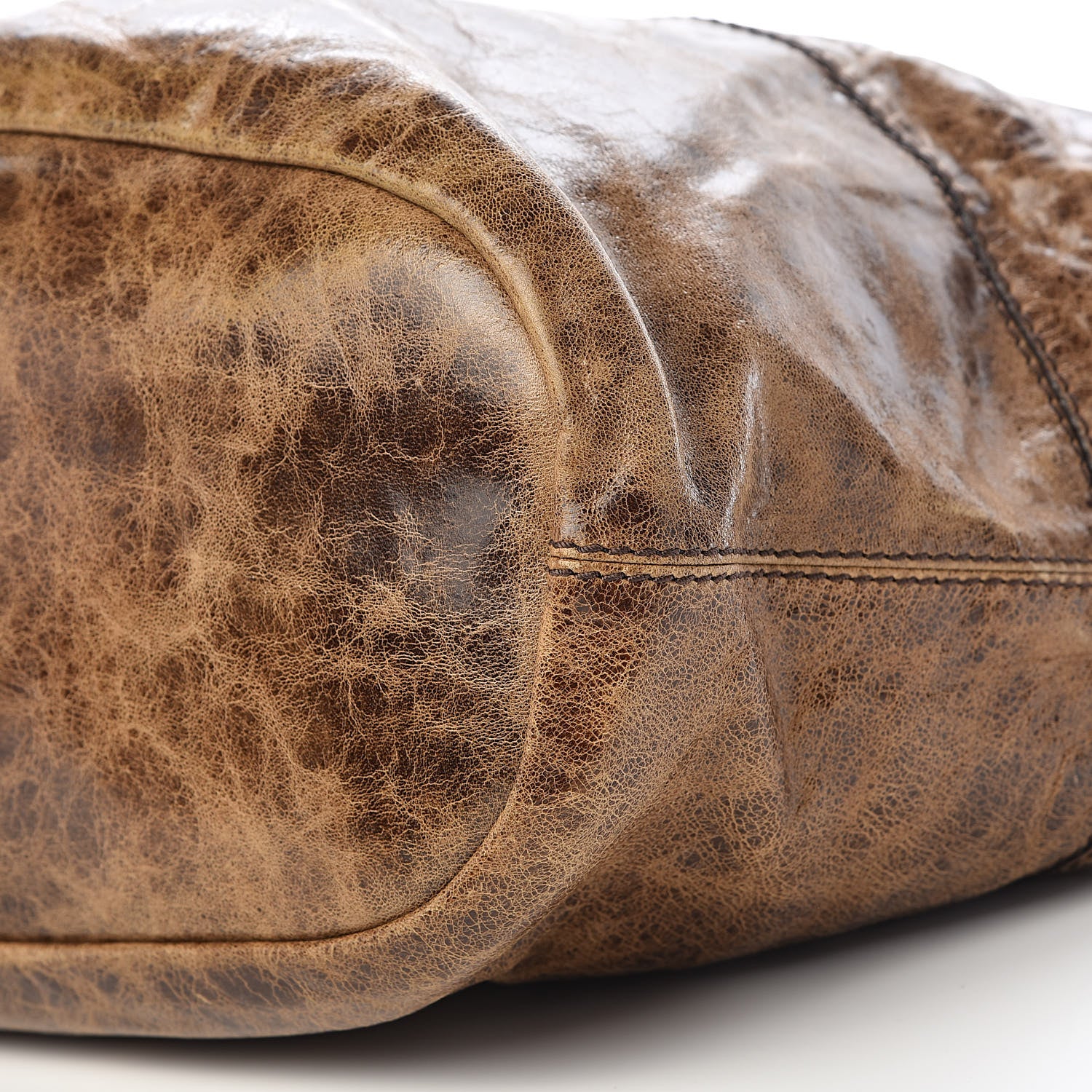 Givenchy Crackled Calfskin Medium Nightingale Light Brown 9 of 10
