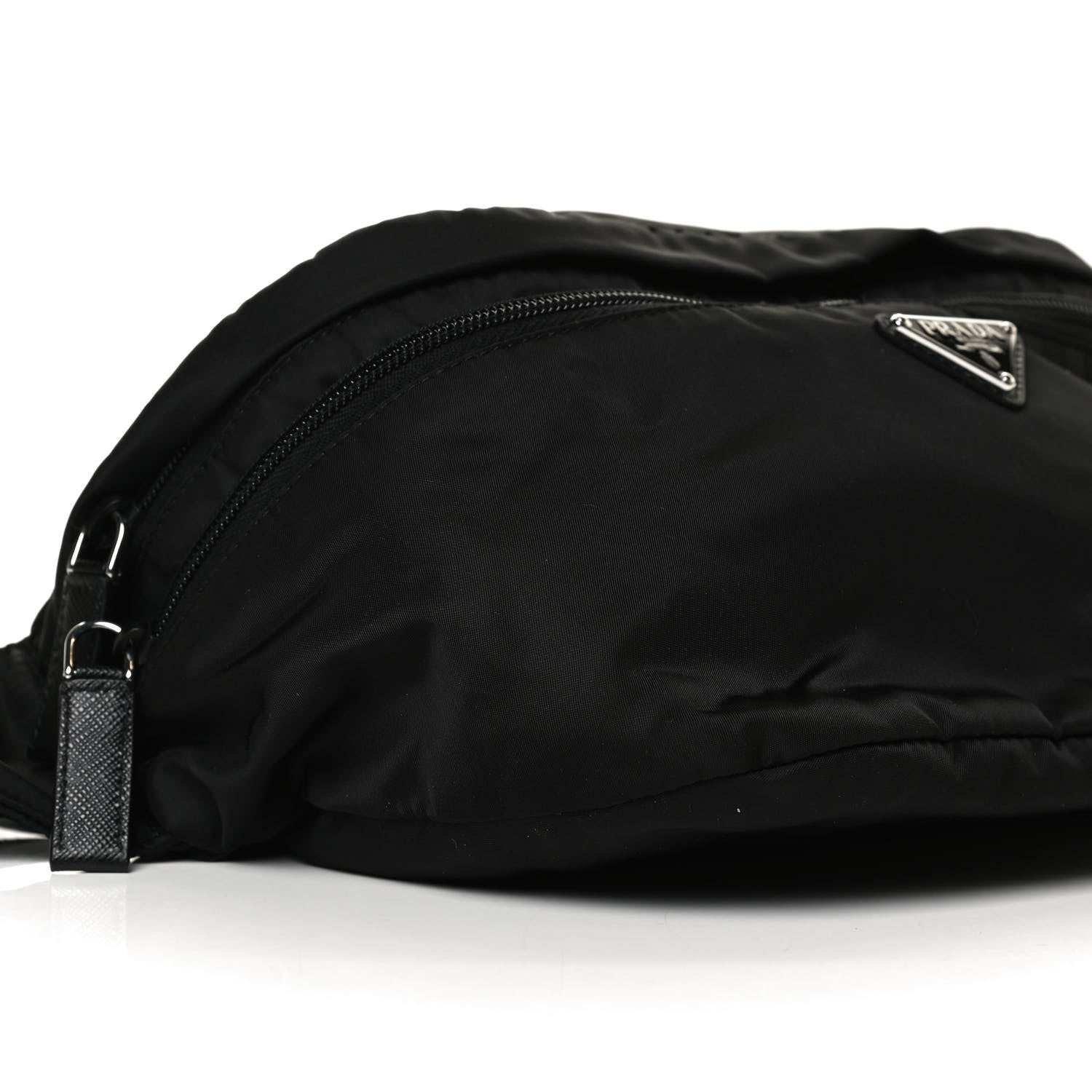 Prada Re-Nylon Saffiano Convertible Belt Bag Black 15 of 17