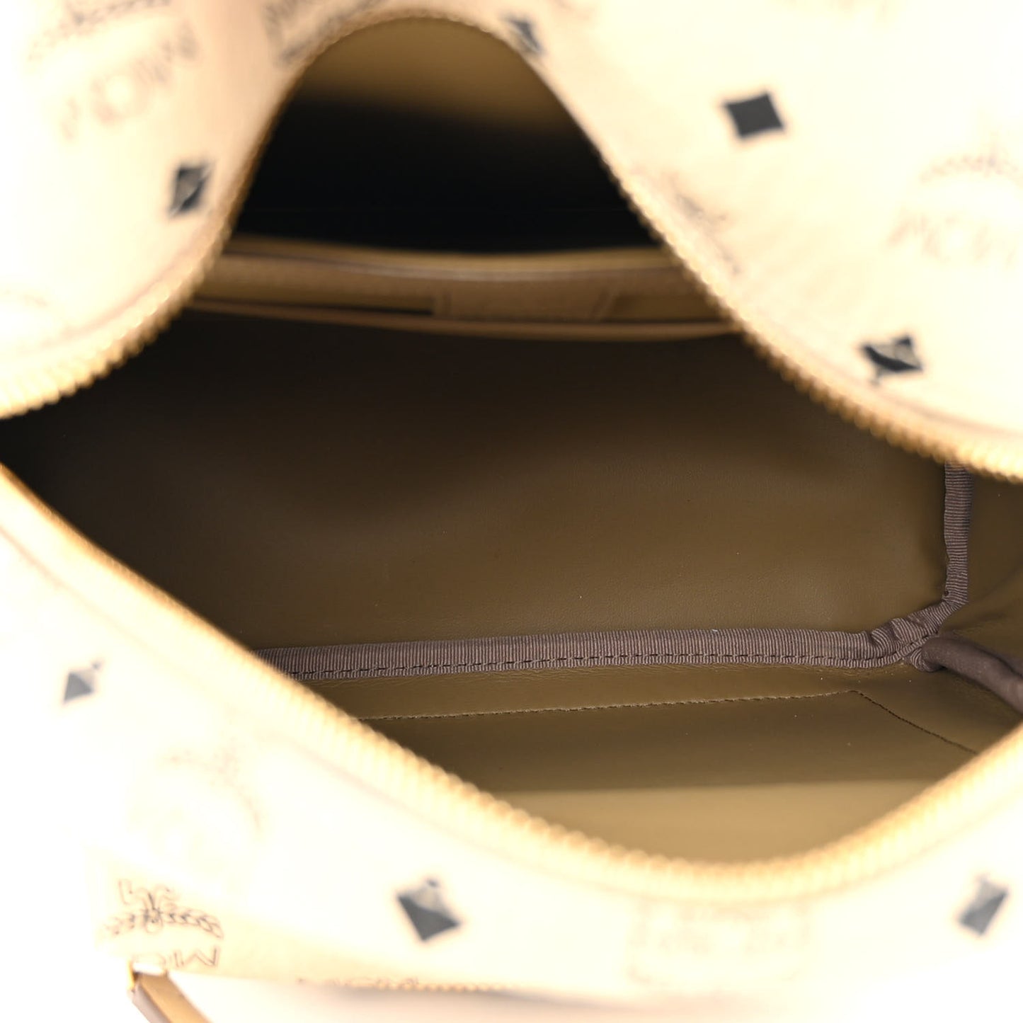 Visetos Small Side Stud Stark Backpack Beige