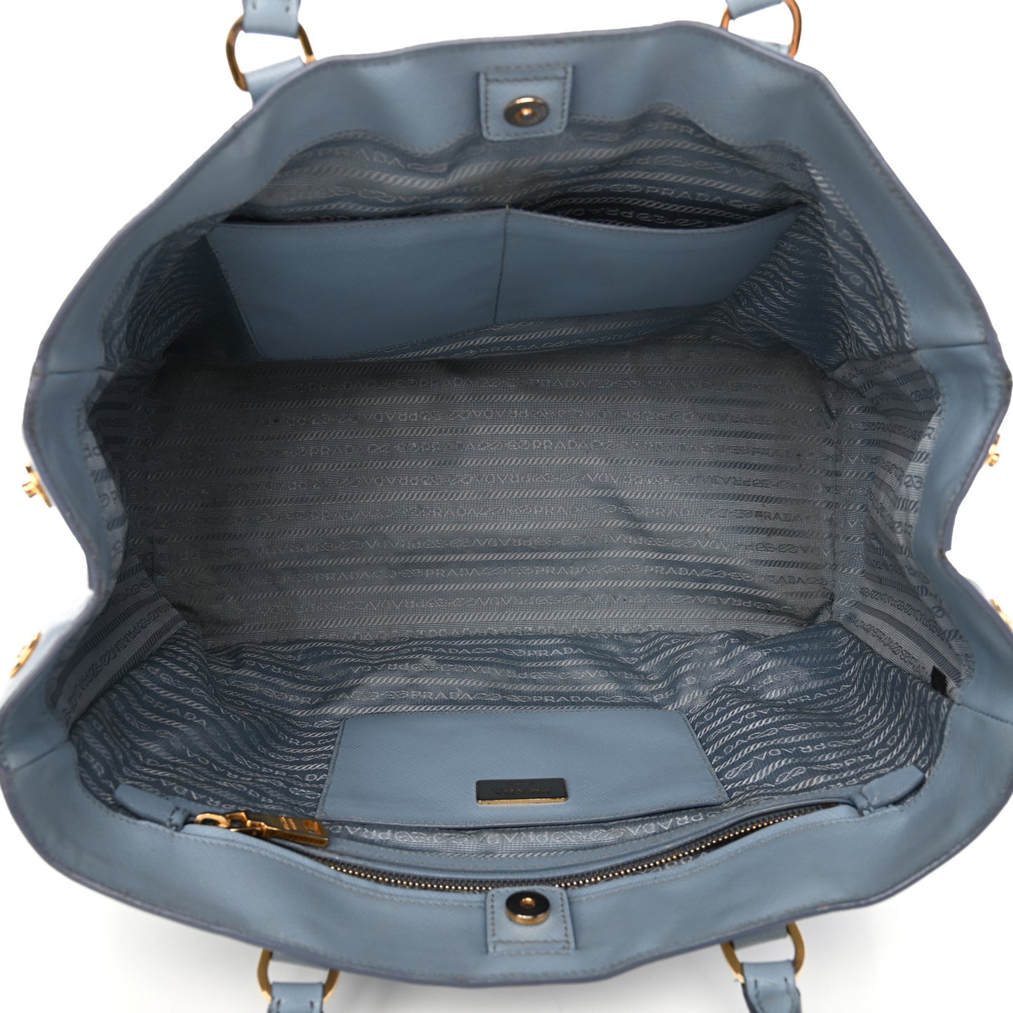 Saffiano Cuir Large Double Bag Astrale