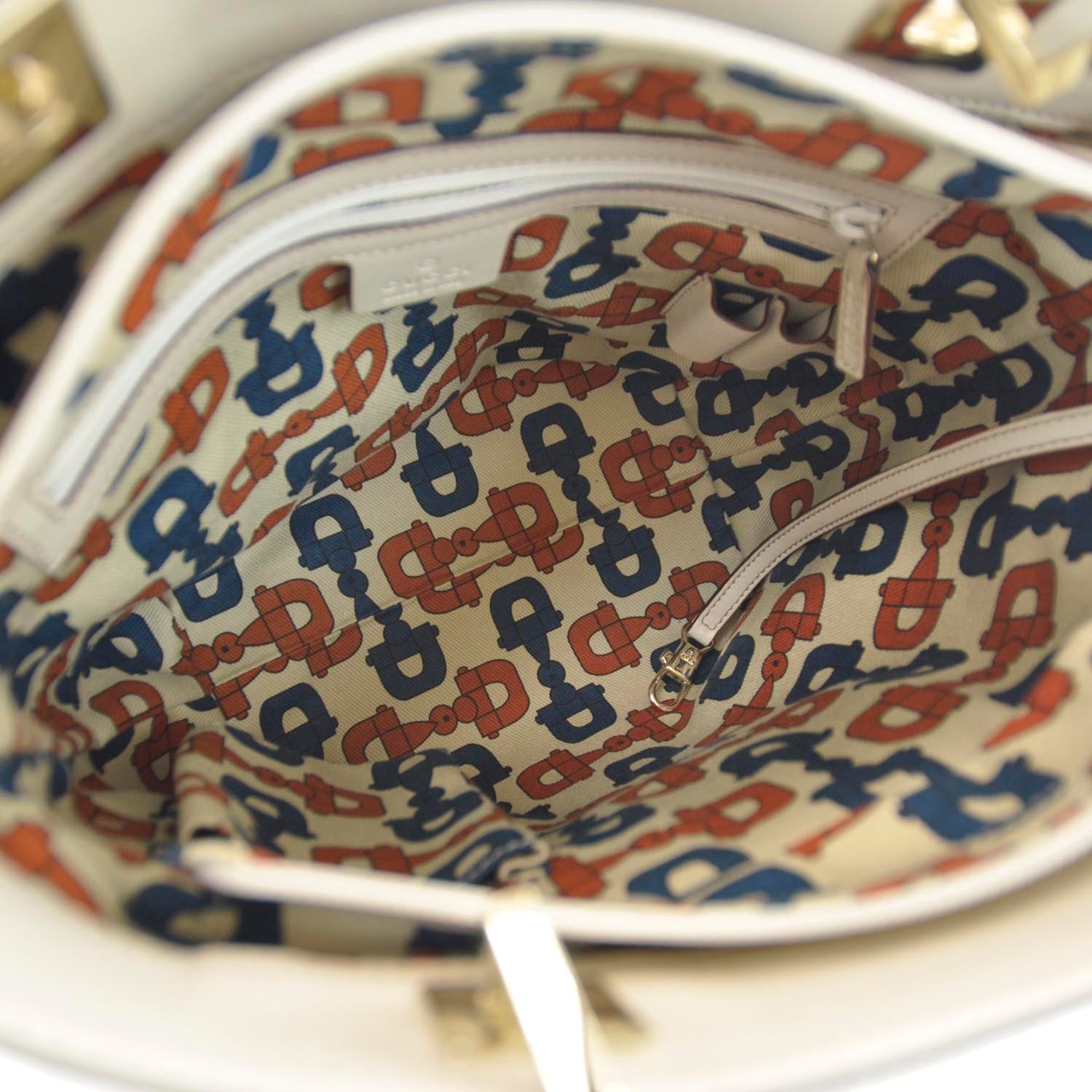 Gucci Guccissima Punch Tote Ivory 6 of 8