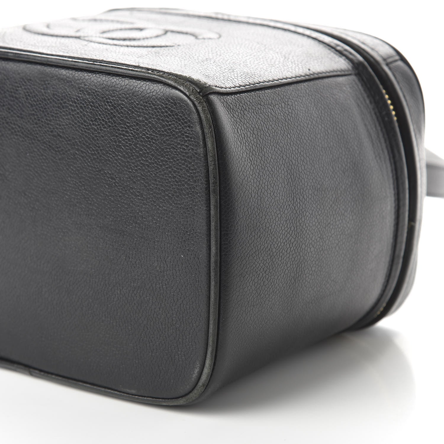 Chanel Caviar CC Vanity Train Case Black 7 of 10