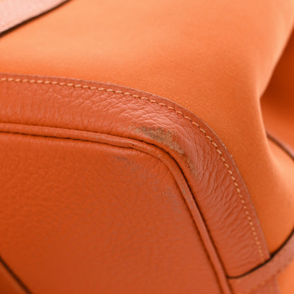 Hermes Toile Negonda Garden Party Tote 36 MM Orange 10 of 15