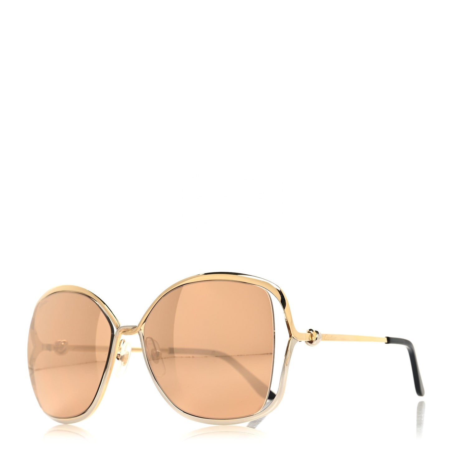 Metal Trinity Sunglasses CT0225S 001 Gold Silver