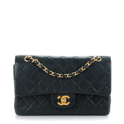 Chanel Lambskin Quilted Small Double Flap Black 1 of 9