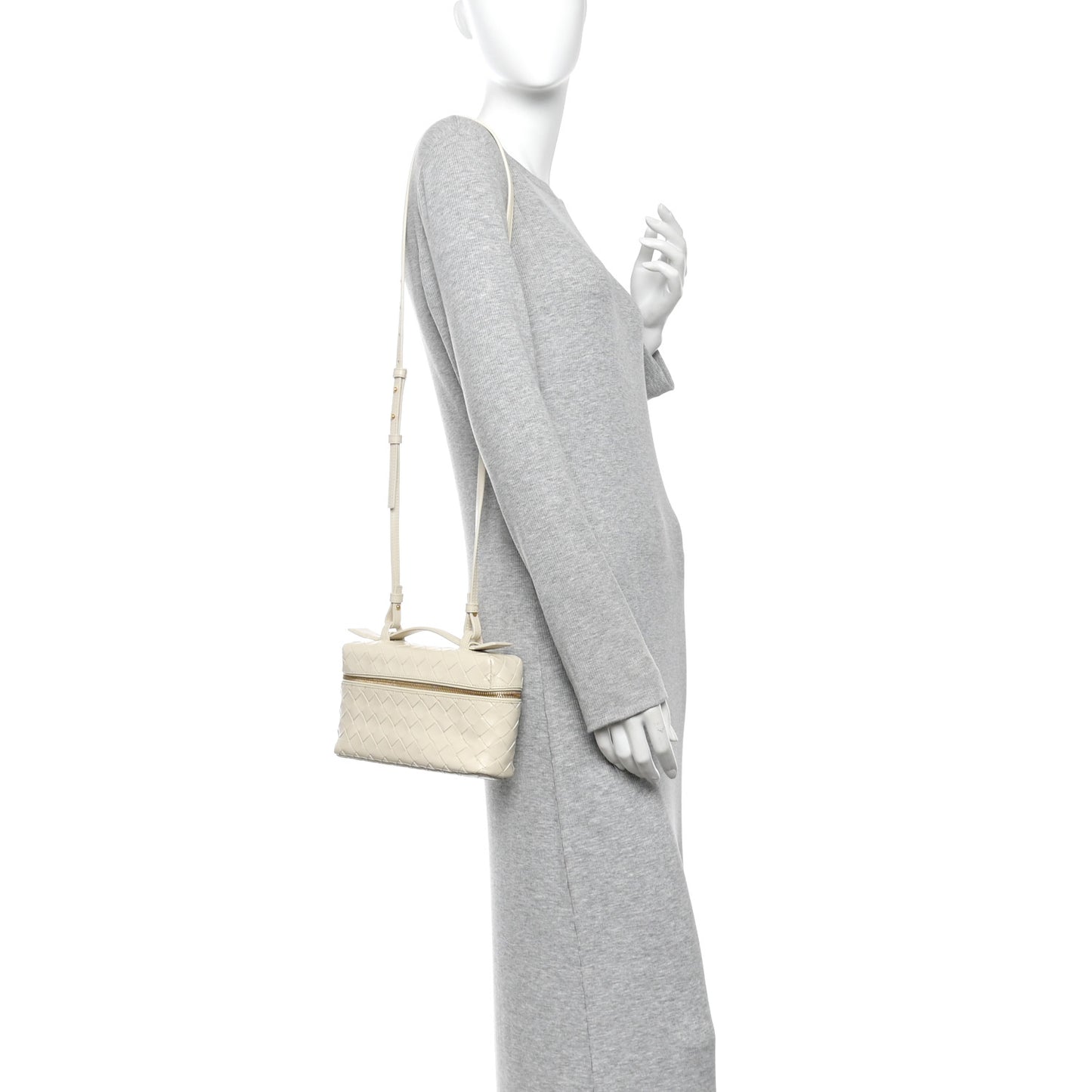 Nappa Intrecciato Bang Bang Vanity Case Sea Salt