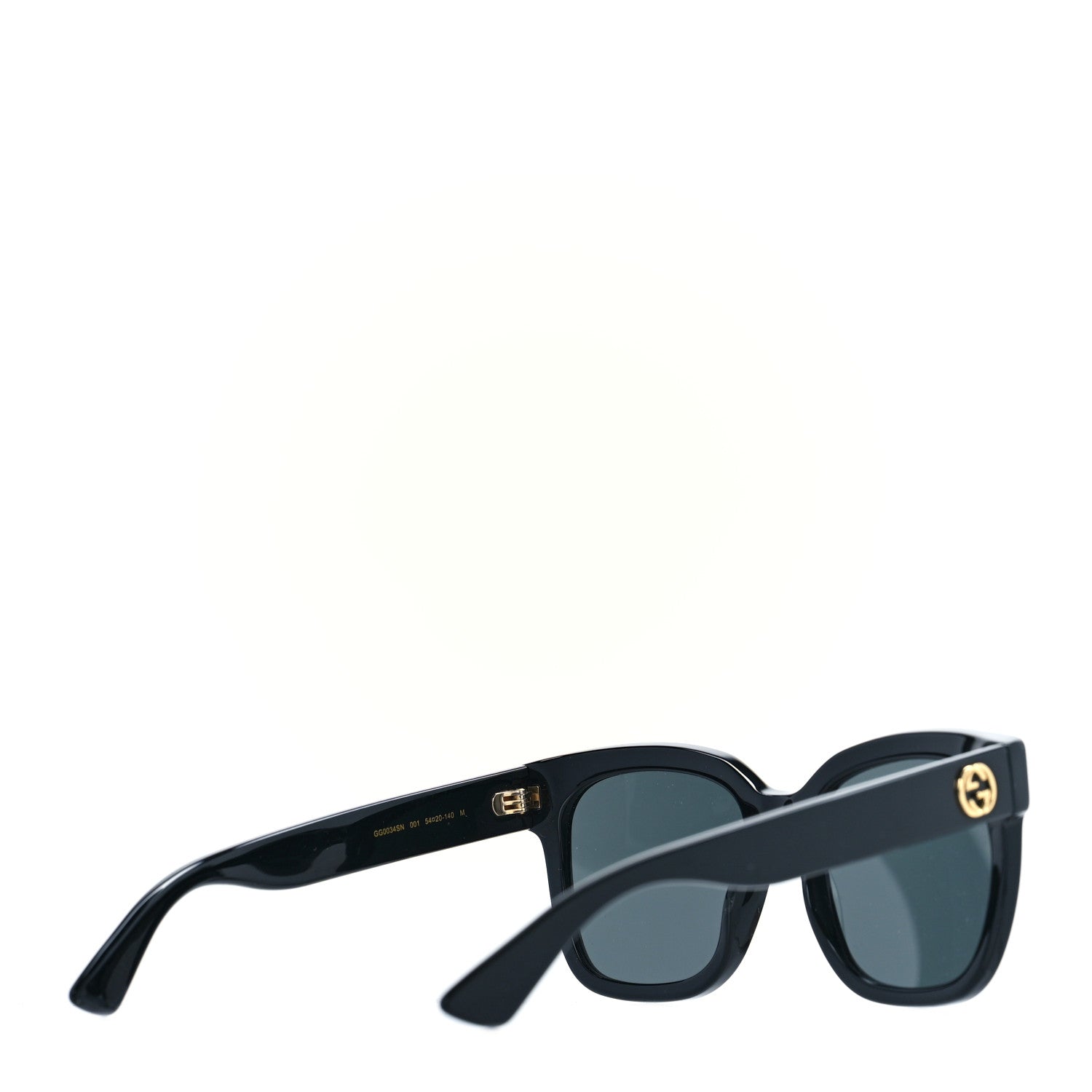 Gucci Acetate Square Frame Sunglasses GG0034SN Black 3 of 7