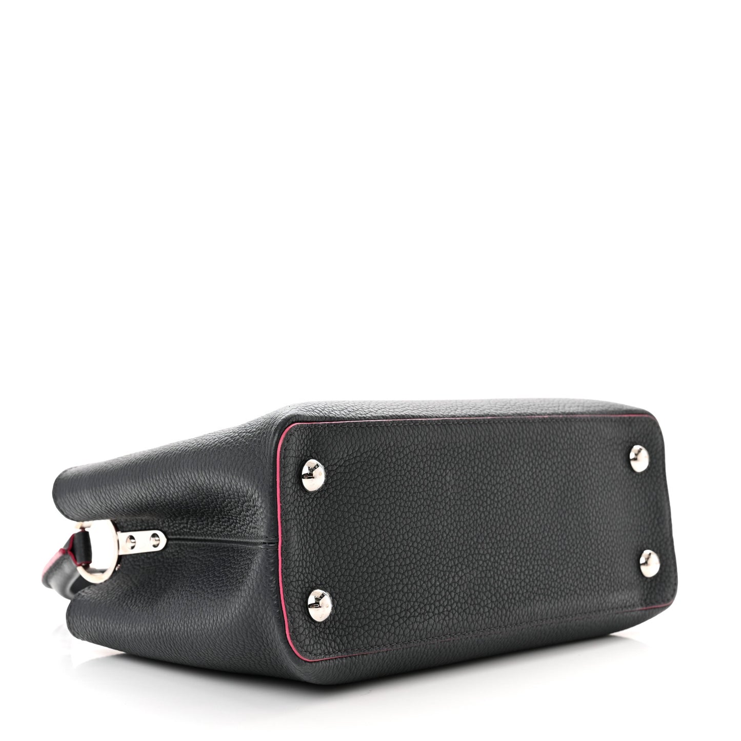 Taurillon Capucines PM Cobalt Fuchsia