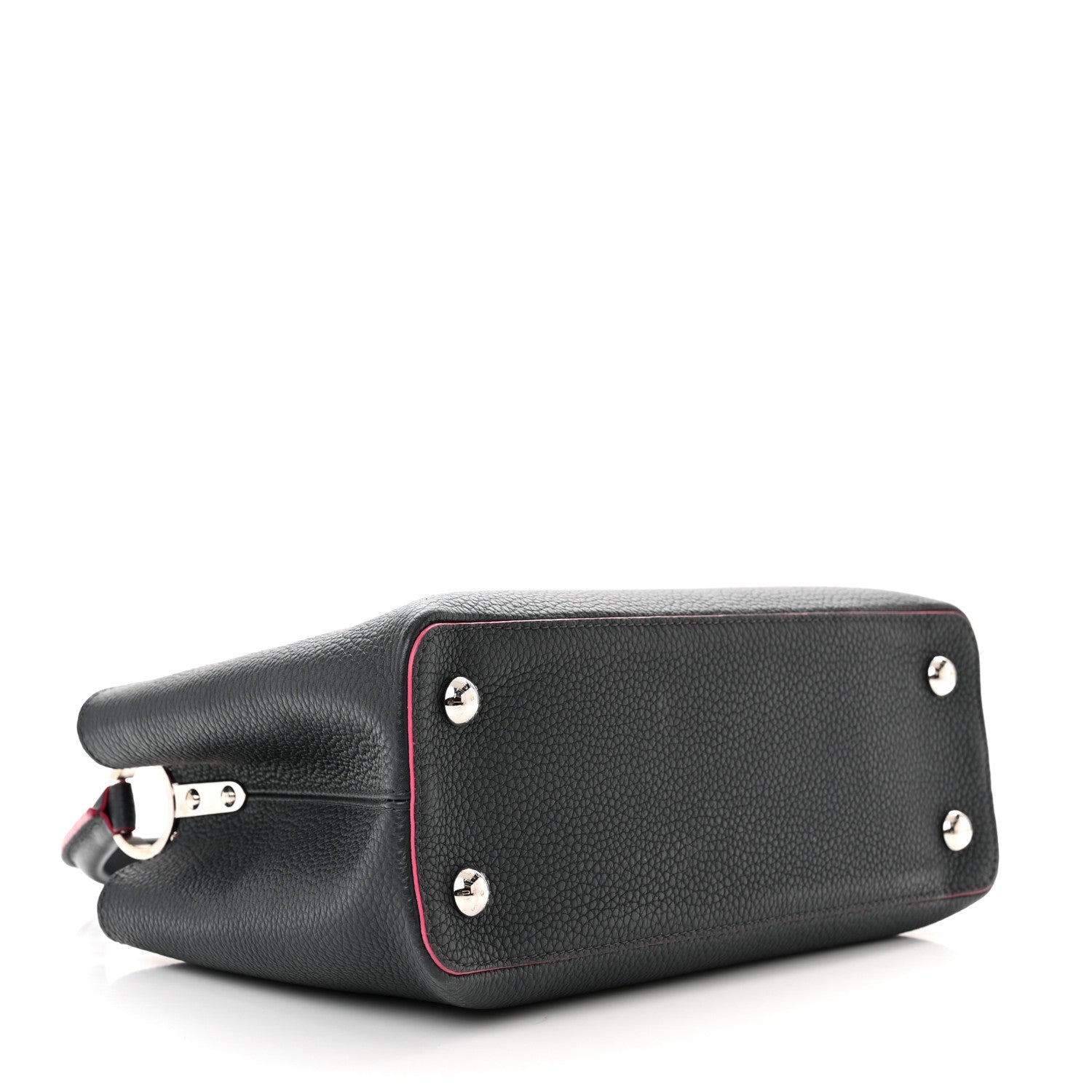 Louis Vuitton Taurillon Capucines PM Cobalt Fuchsia 4 of 11