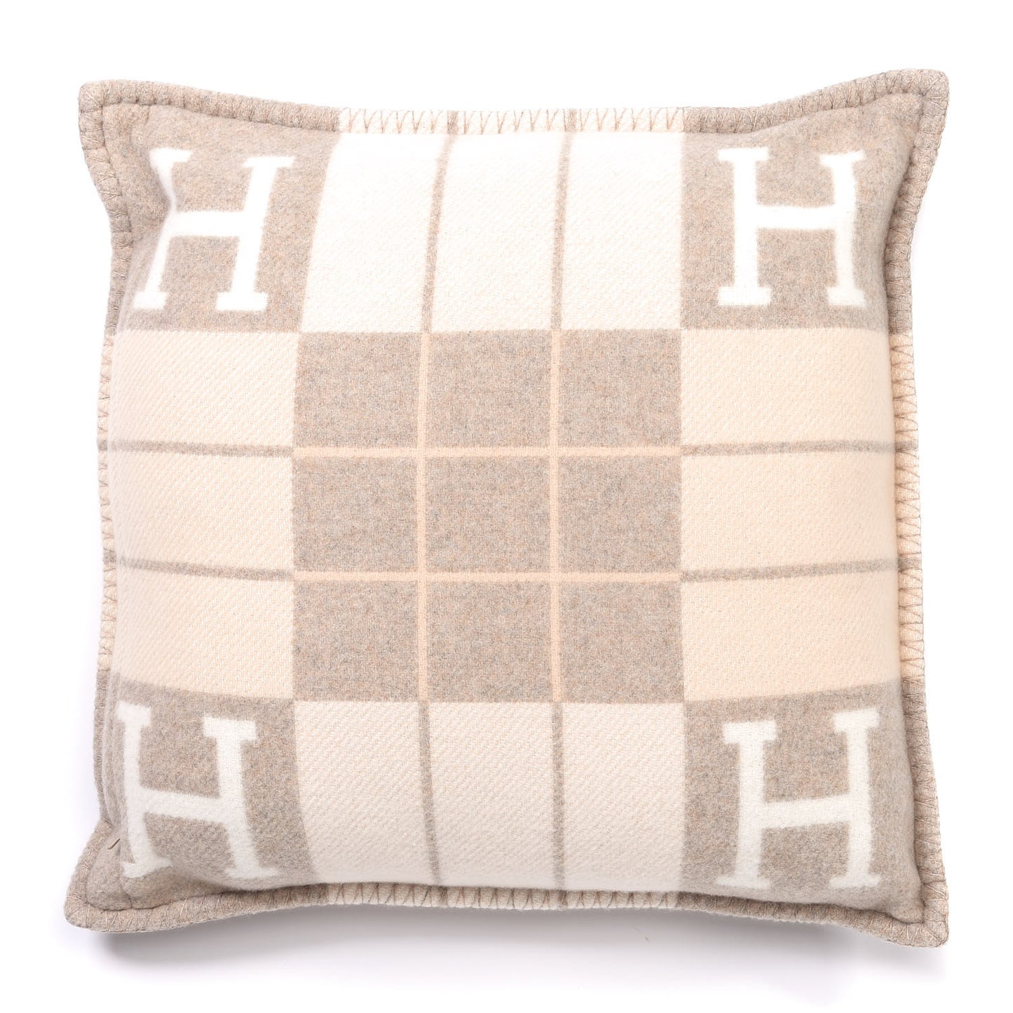 Wool Cashmere Avalon III Pillow PM Coco Camomille
