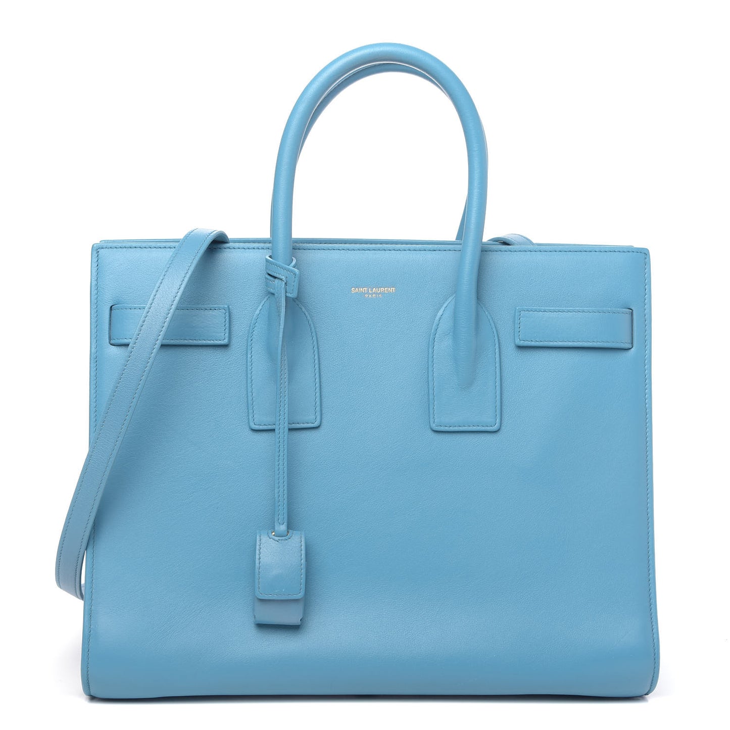 Calfskin Small Sac De Jour Light Blue