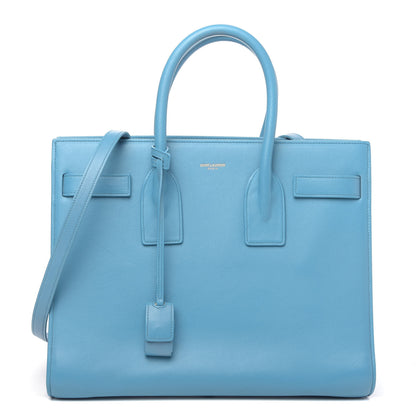Saint Laurent Calfskin Small Sac De Jour Light Blue 1 of 17