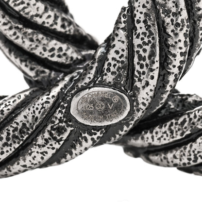 Chanel Ruthenium Twisted CC Brooch 4 of 4