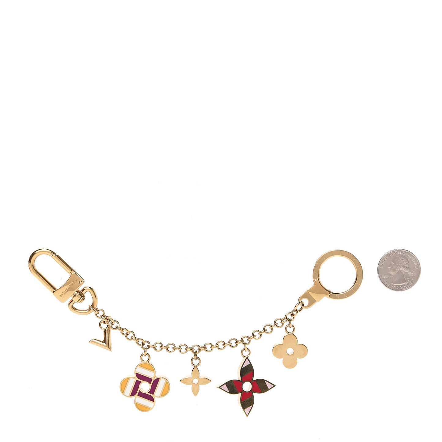 Pop Flower Key Chain Bag Charm