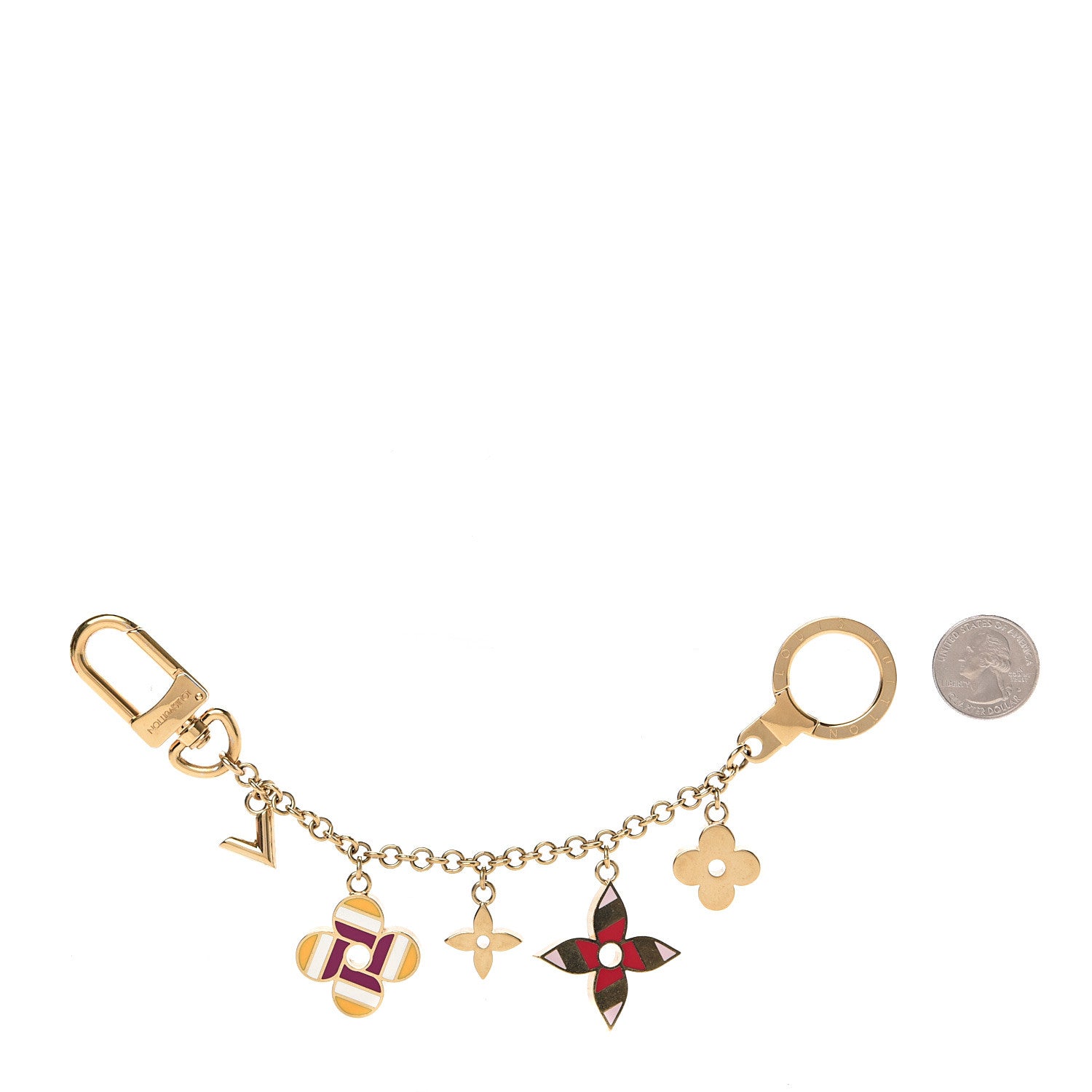 Louis Vuitton Pop Flower Key Chain Bag Charm 2 of 4