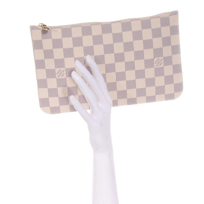 Louis Vuitton Damier Azur Neverfull MM GM Pochette 2 of 8