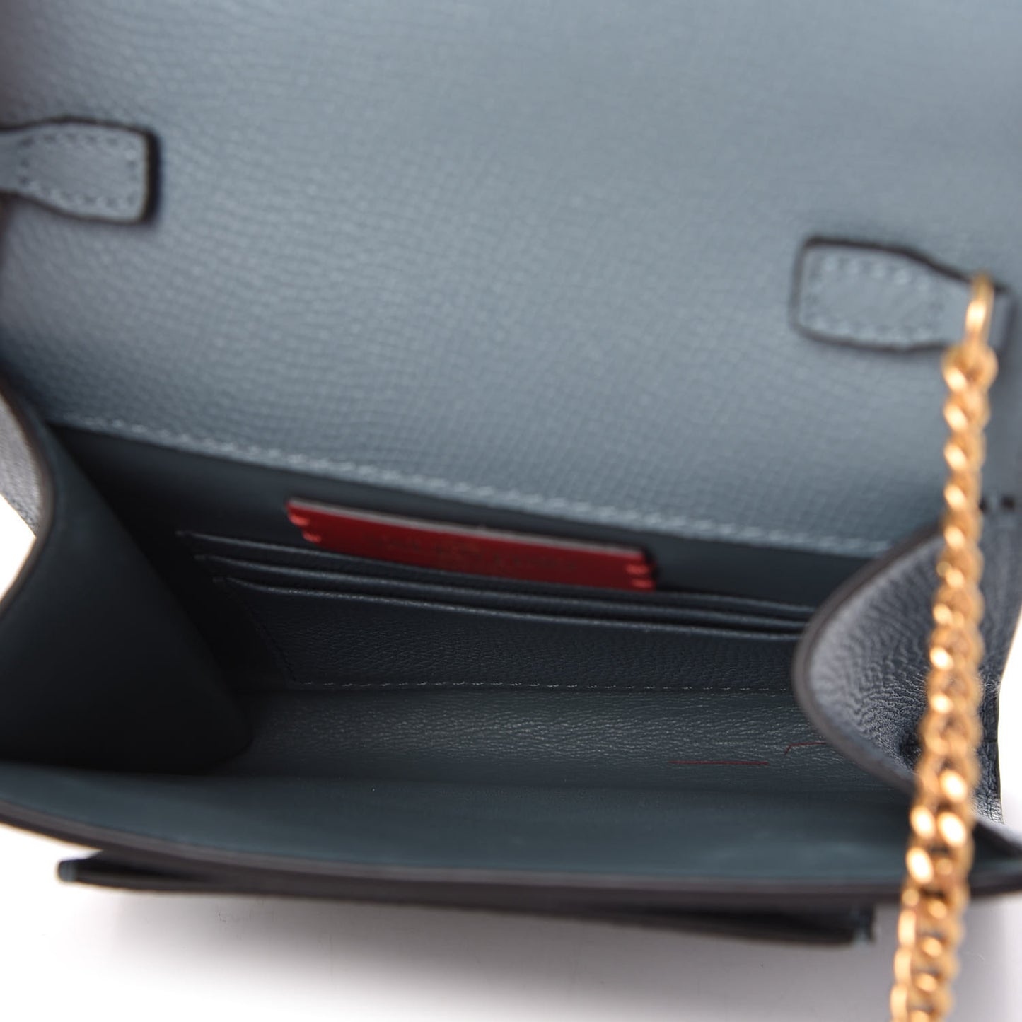 Grainy Calfskin VLogo Crossbody Bag Amadeus