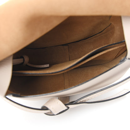 Loewe Grained Calfskin Small Gate Crossbody Bag Light Oat 4 of 9