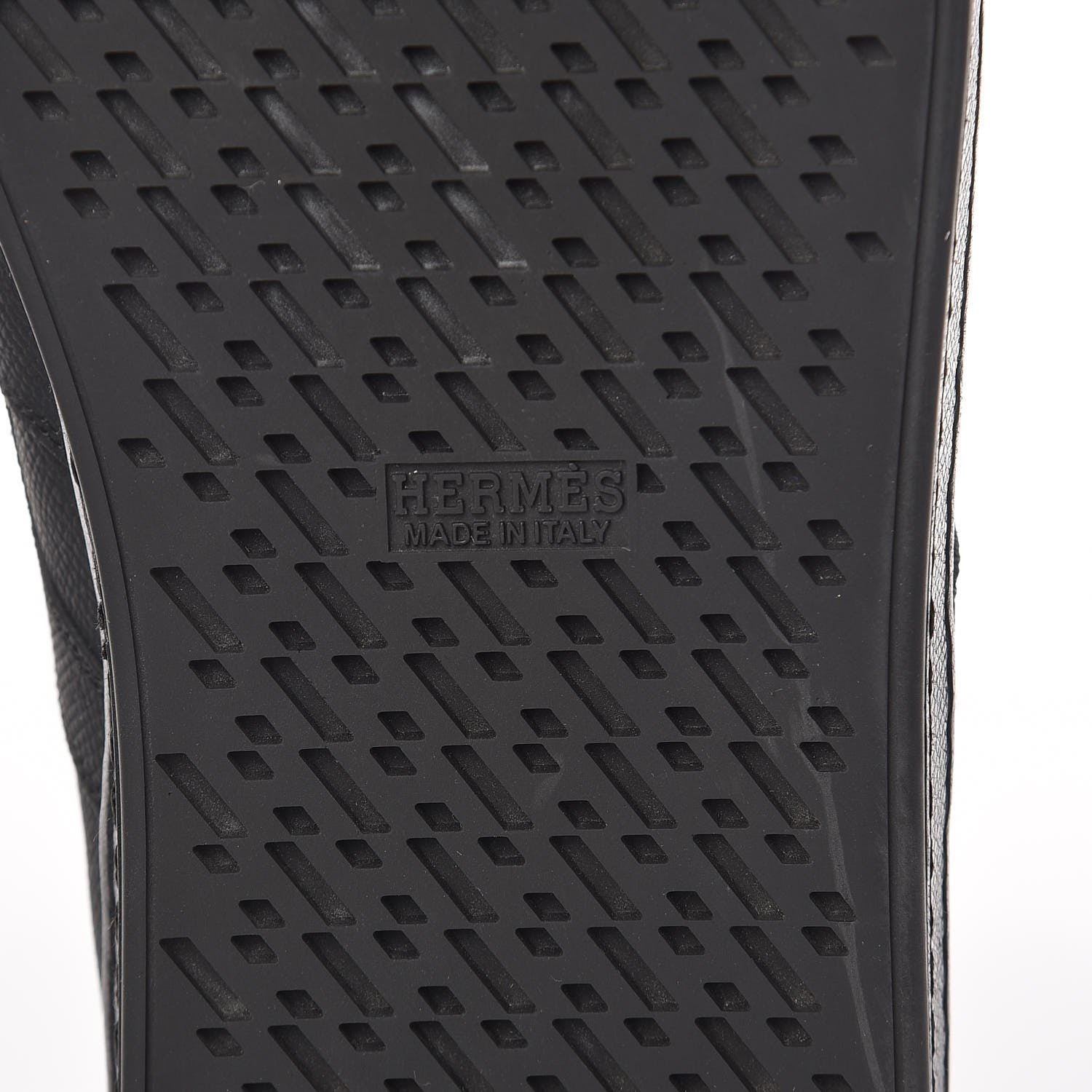 Hermes Matte Epsom Calfskin Mens Olympic Sneakers 43 Black 7 of 9