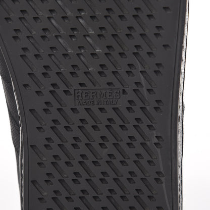 Hermes Matte Epsom Calfskin Mens Olympic Sneakers 43 Black 7 of 9