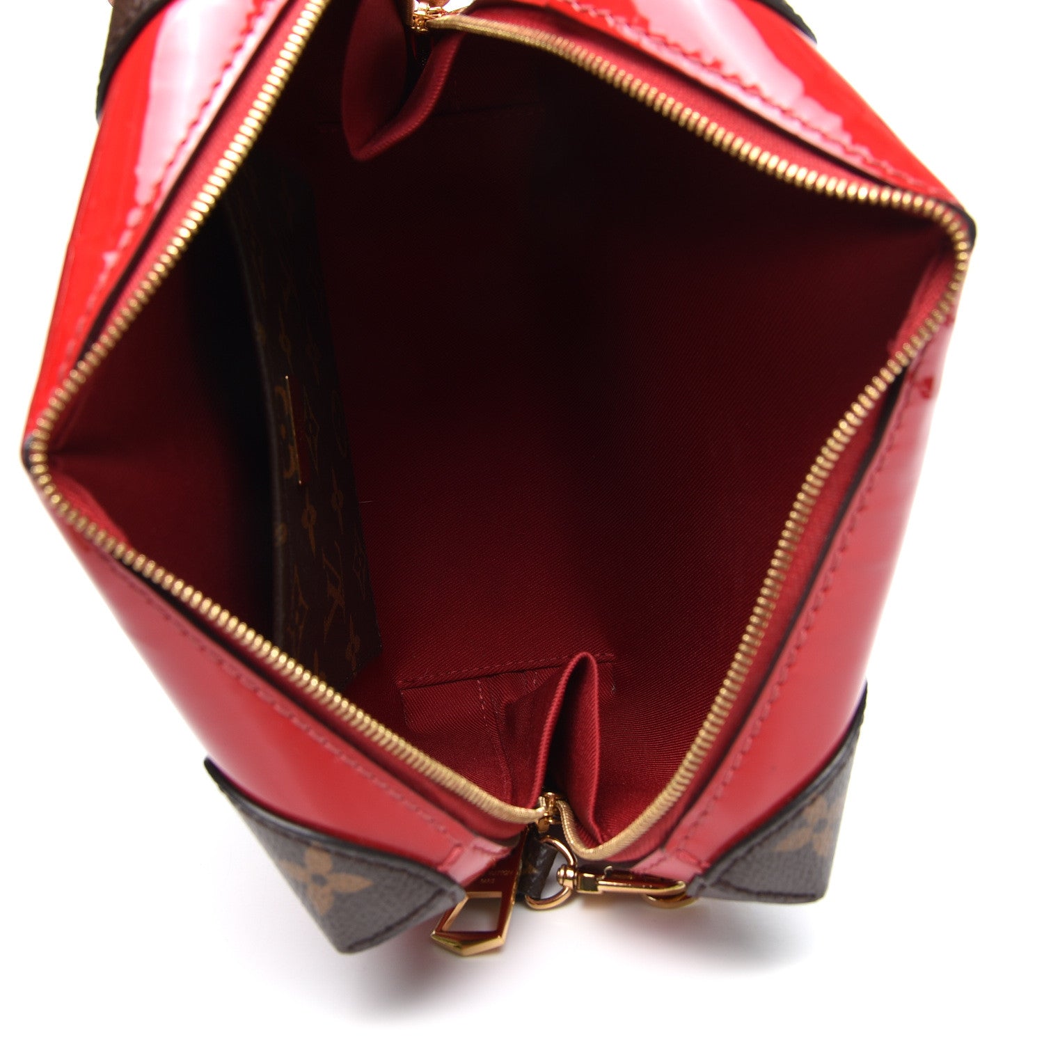 Louis Vuitton Patent Miroir Venice Scarlet 4 of 9