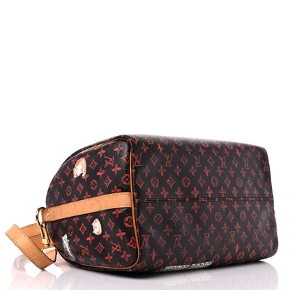 Louis Vuitton Catogram Speedy Bandouliere 30 Marron 4 of 16