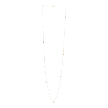 Tiffany 18K Rose Gold Diamond .31ctw Elsa Peretti Diamonds by the Yard Sprinkle Necklace 3 of 5