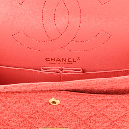 Chanel Wool Tweed Quilted 2.55 Reissue 225 Flap Coral 5 of 9