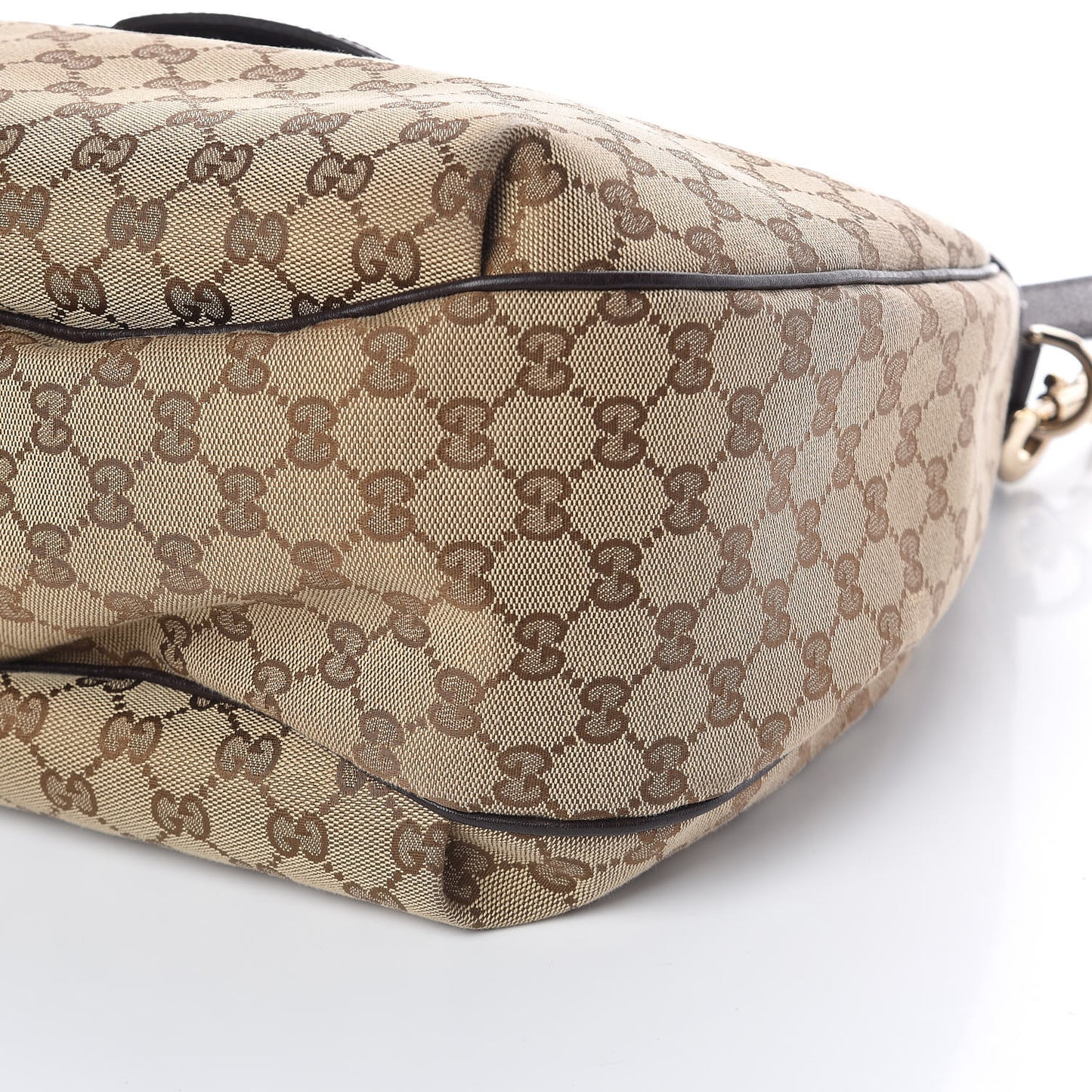 Monogram Web Medium Dressage Hobo Dark Brown