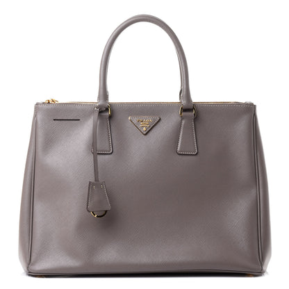 Prada Saffiano Large Galleria Double Zip Tote Argilla 1 of 5