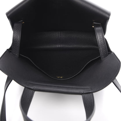 Hermes Taurillon Clemence Halzan 31 GM Black 8 of 14