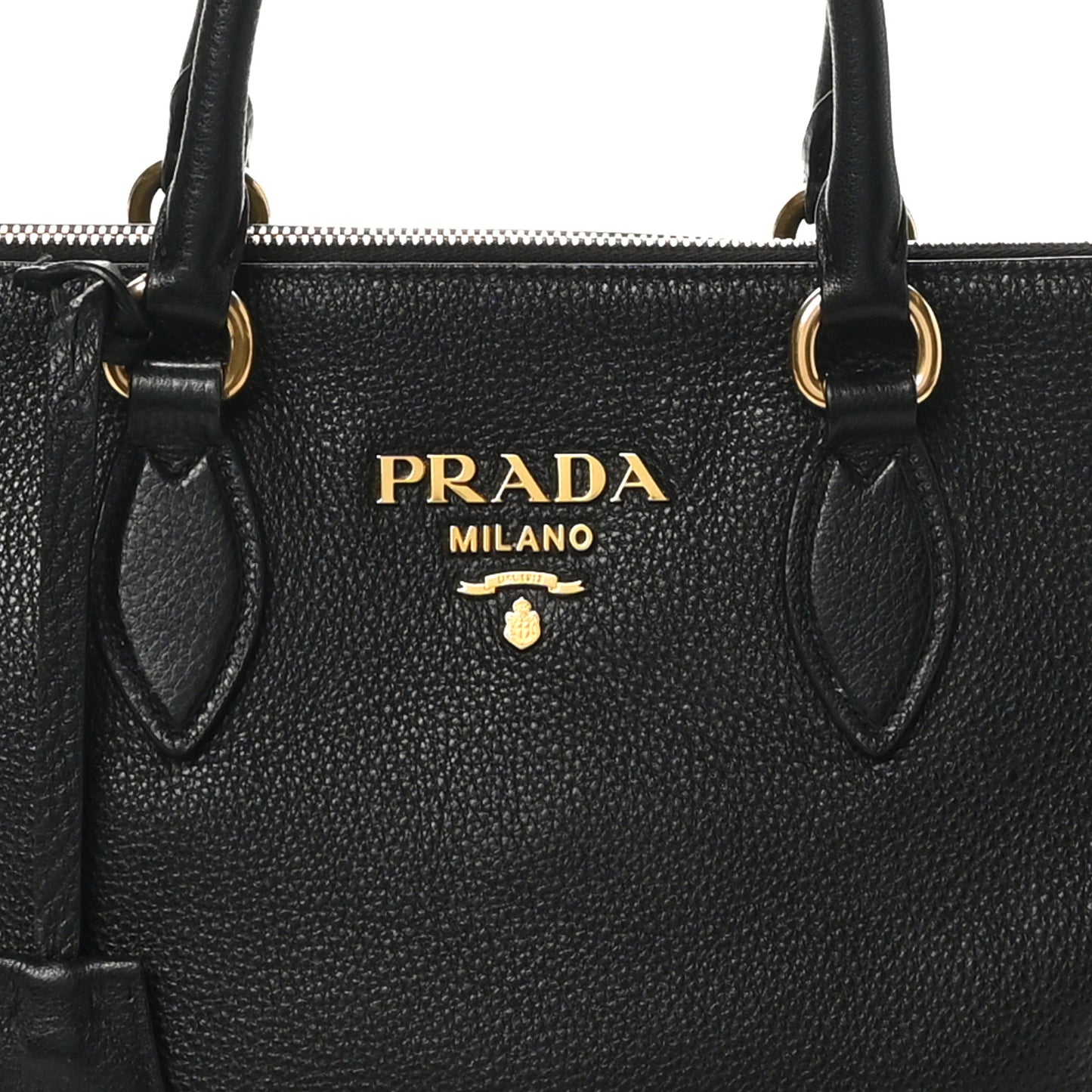 Vitello Daino Tote Black
