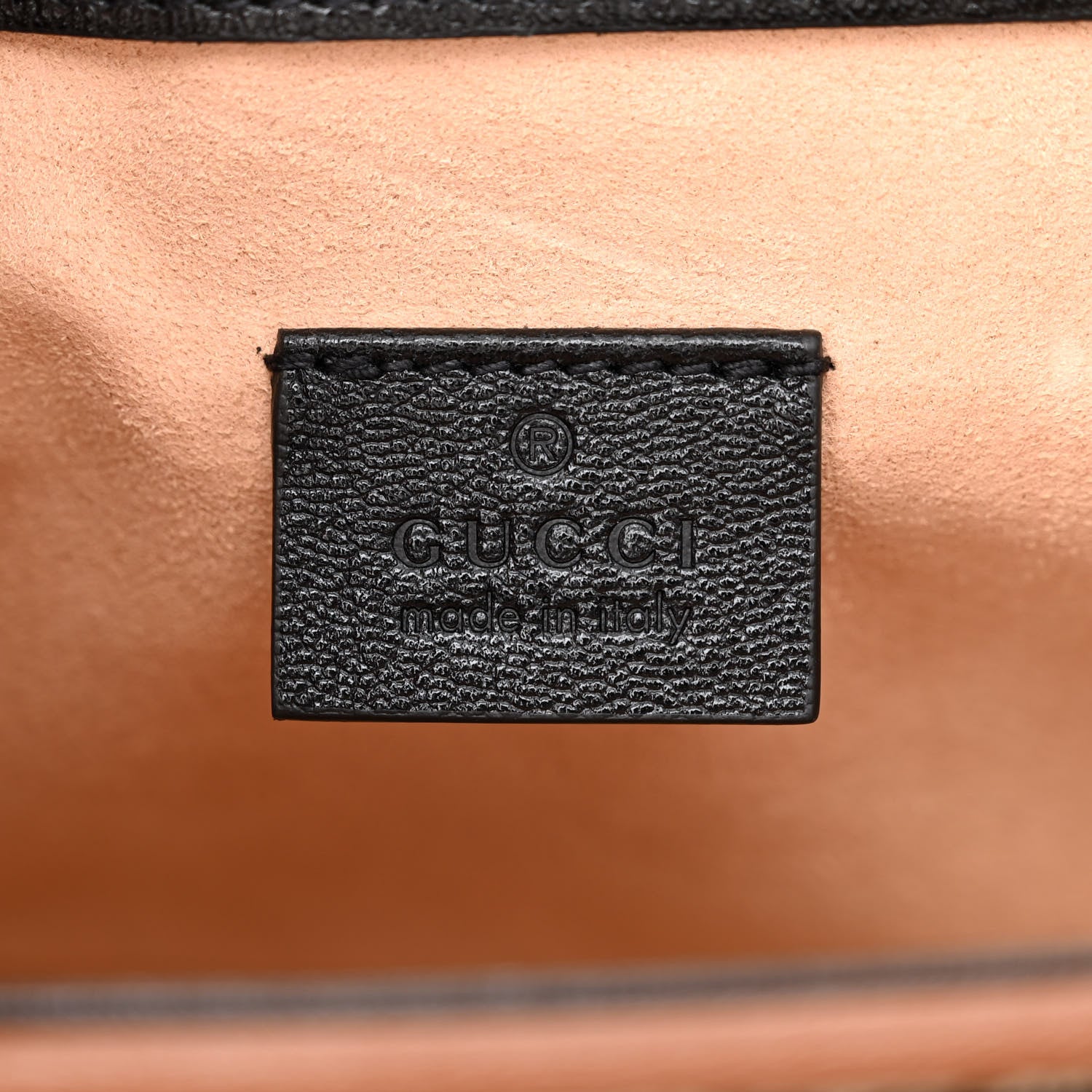 Gucci GG Supreme Monogram New Sakai Lux Calfskin Mini Padlock Flap Pocket Shoulder Bag Beige Ebony Black Cuir 6 of 10