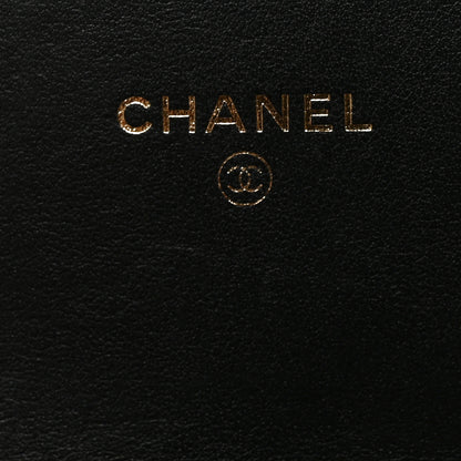 Chanel Caviar Quilted Bow Phone Holder Black 6 of 11