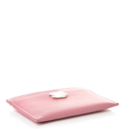 Chanel Goatskin CC Camellia Card Holder Pink 4 of 9