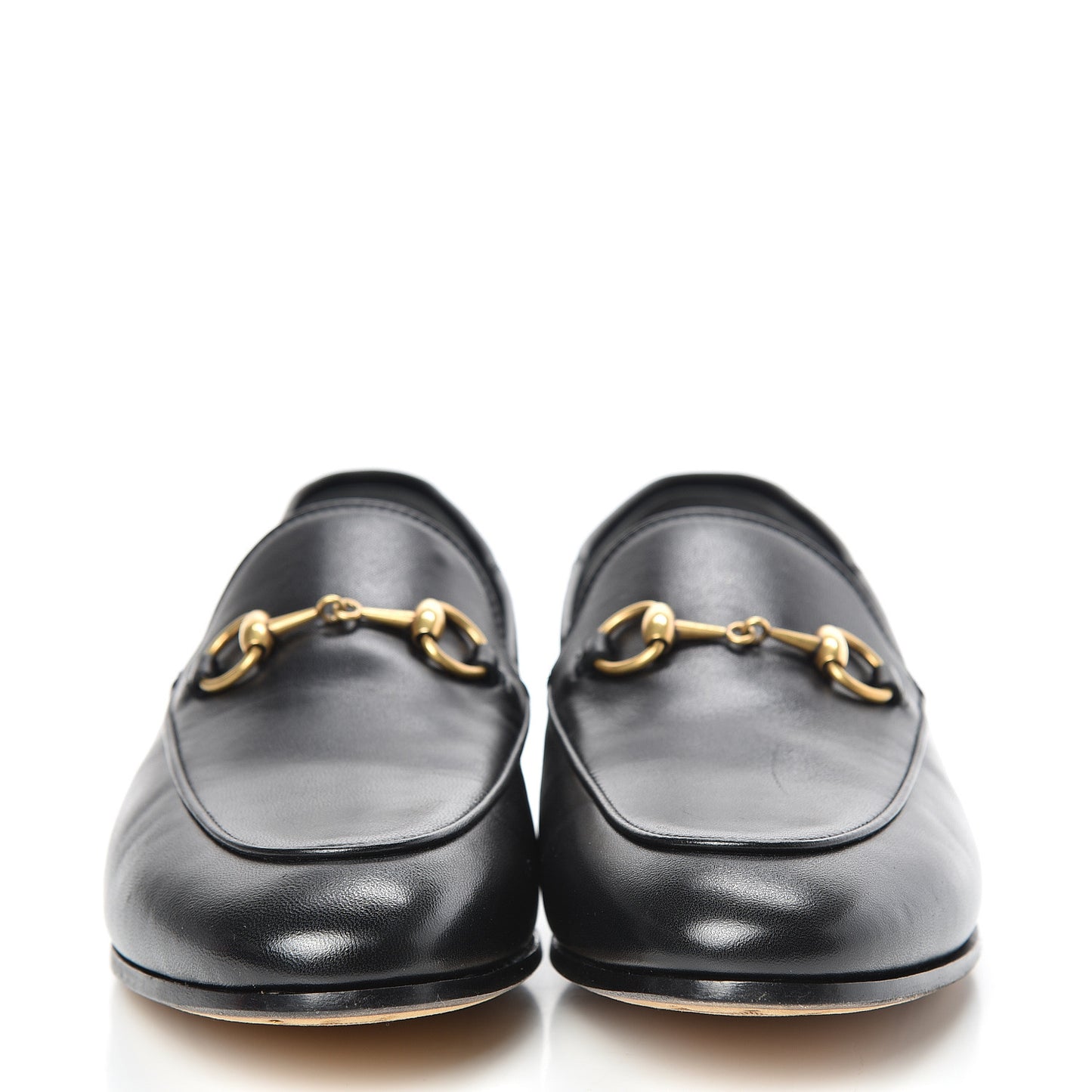 Lambskin Womens Brixton Horsebit Loafers 37.5 Black
