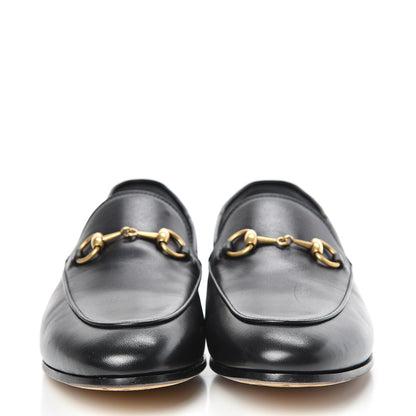 Gucci Lambskin Womens Brixton Horsebit Loafers 37.5 Black 2 of 12