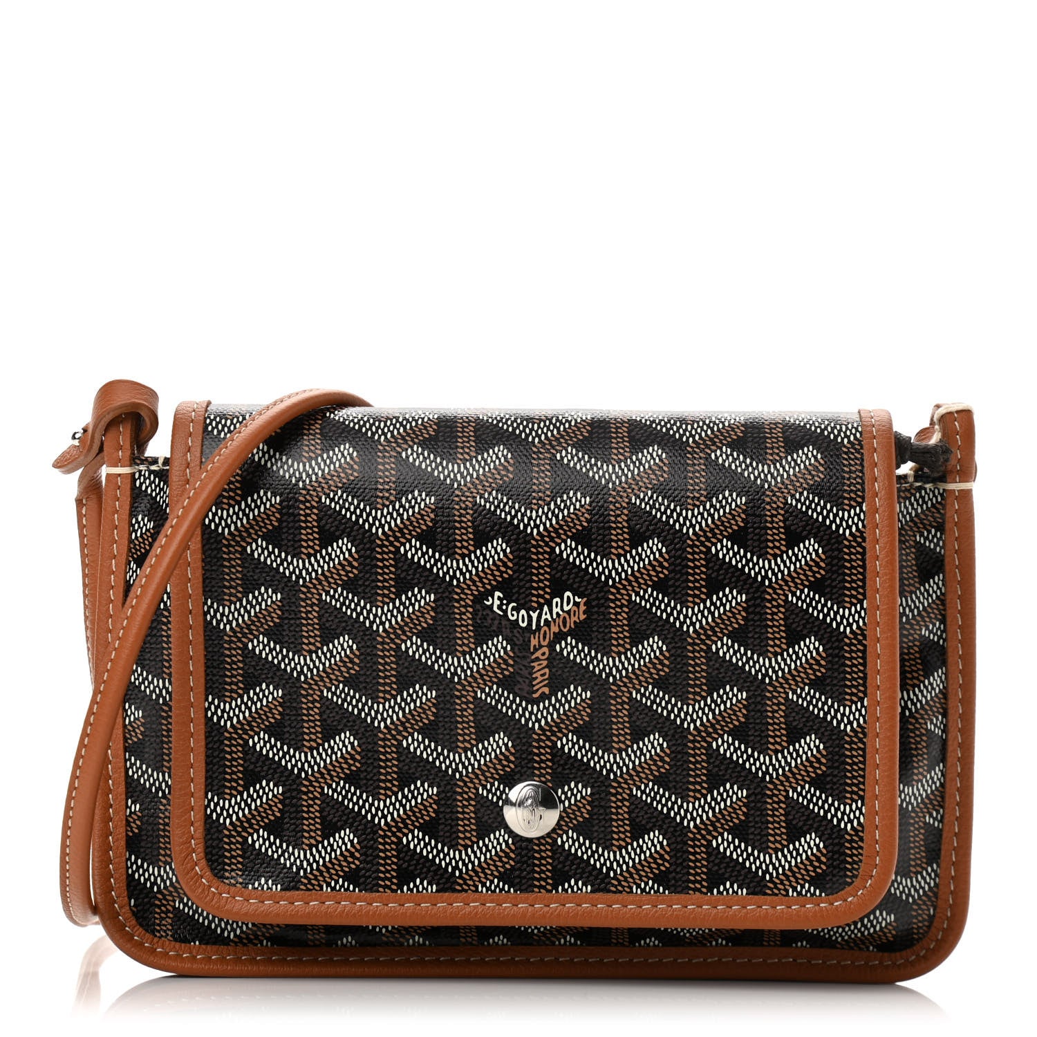 Goyard Goyardine Plumet Wallet Clutch Black Gold 1 of 9