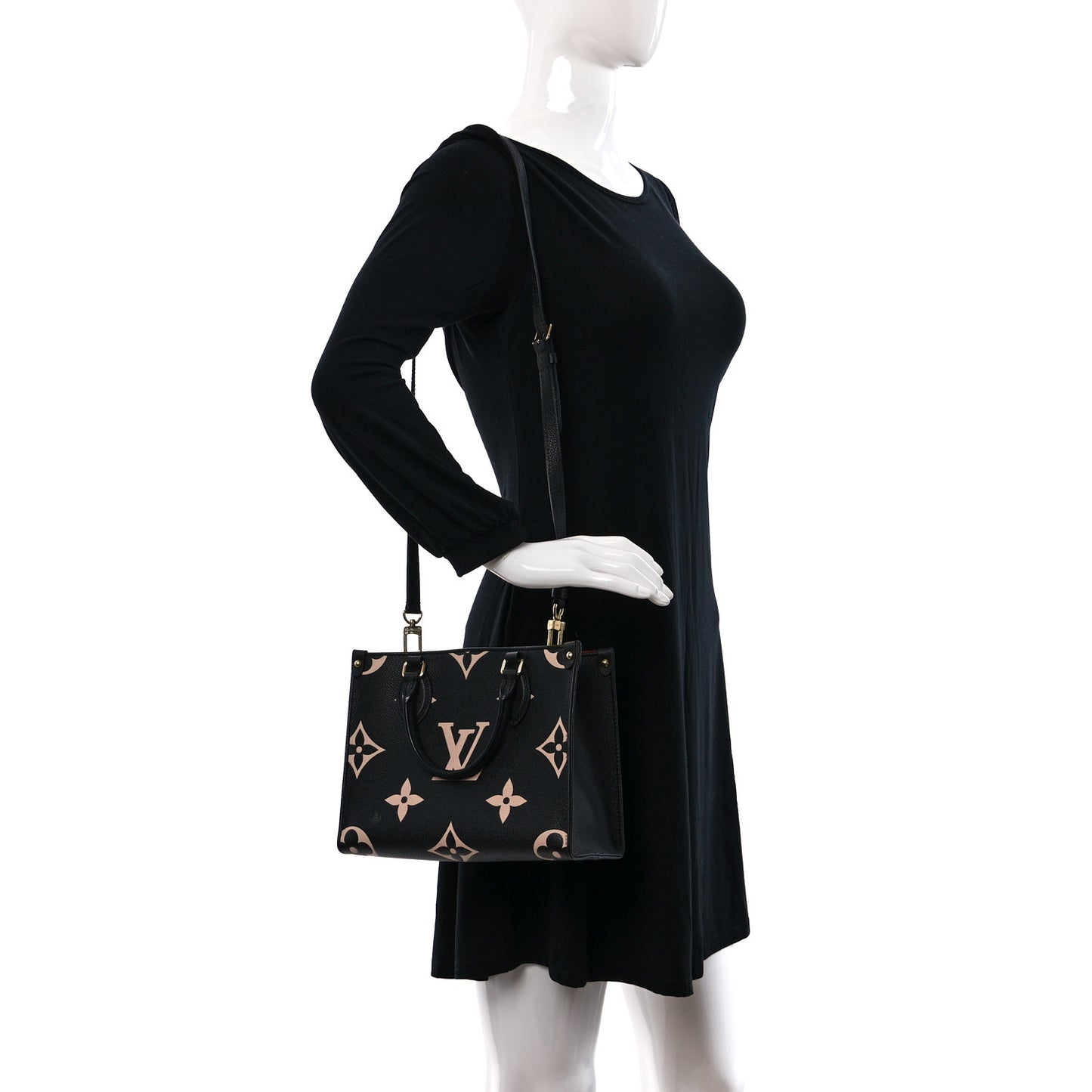 Empreinte Monogram Giant Onthego PM Black Beige