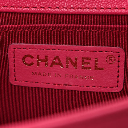Chanel Caviar Quilted Medium Boy Flap Pink 6 of 12