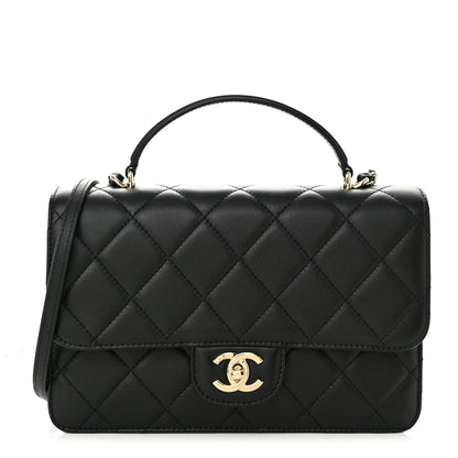 Chanel Calfskin Quilted Coco Lady Flap Black 1 of 11