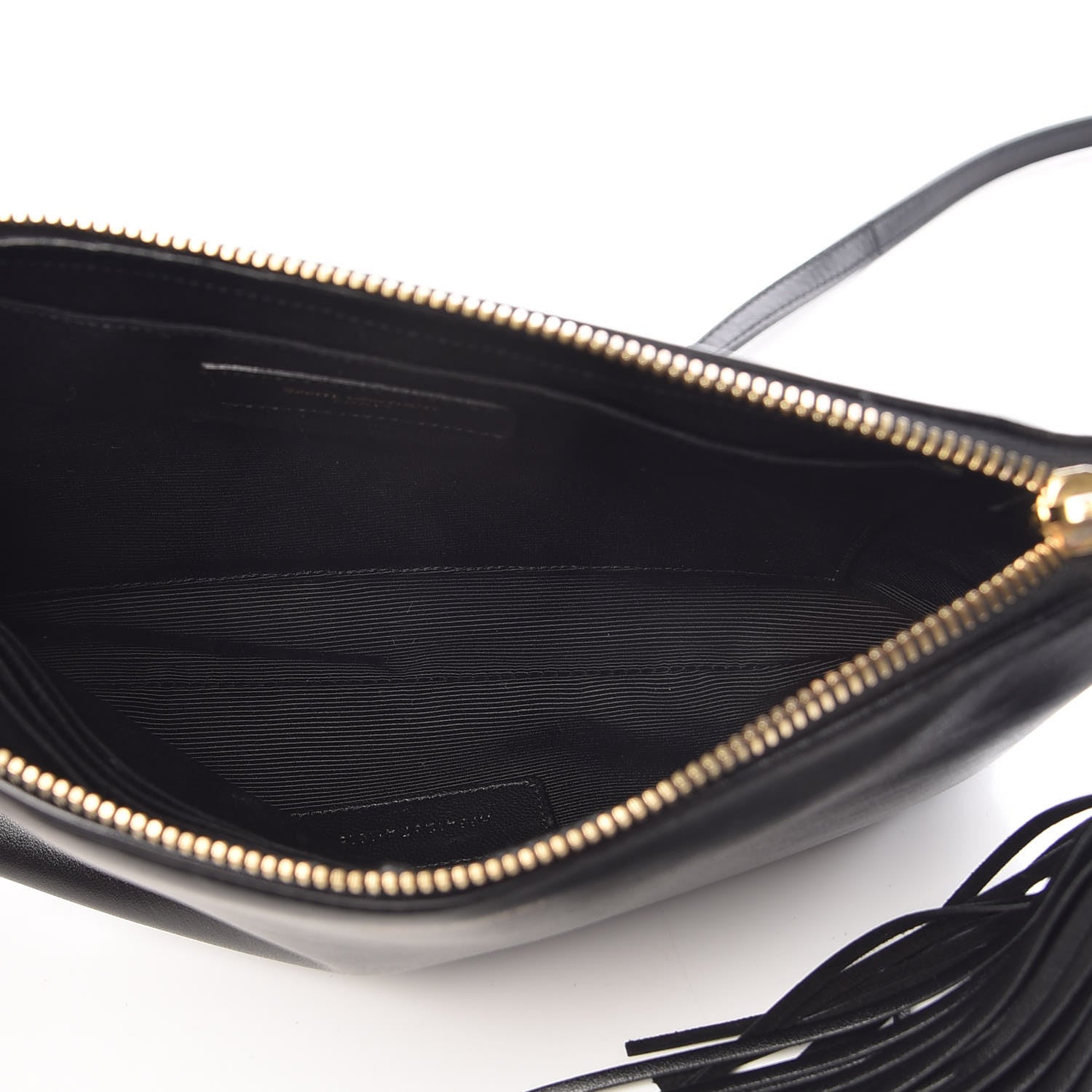Saint Laurent Calfskin Teen Monogram Crossbody Bag Black 5 of 9