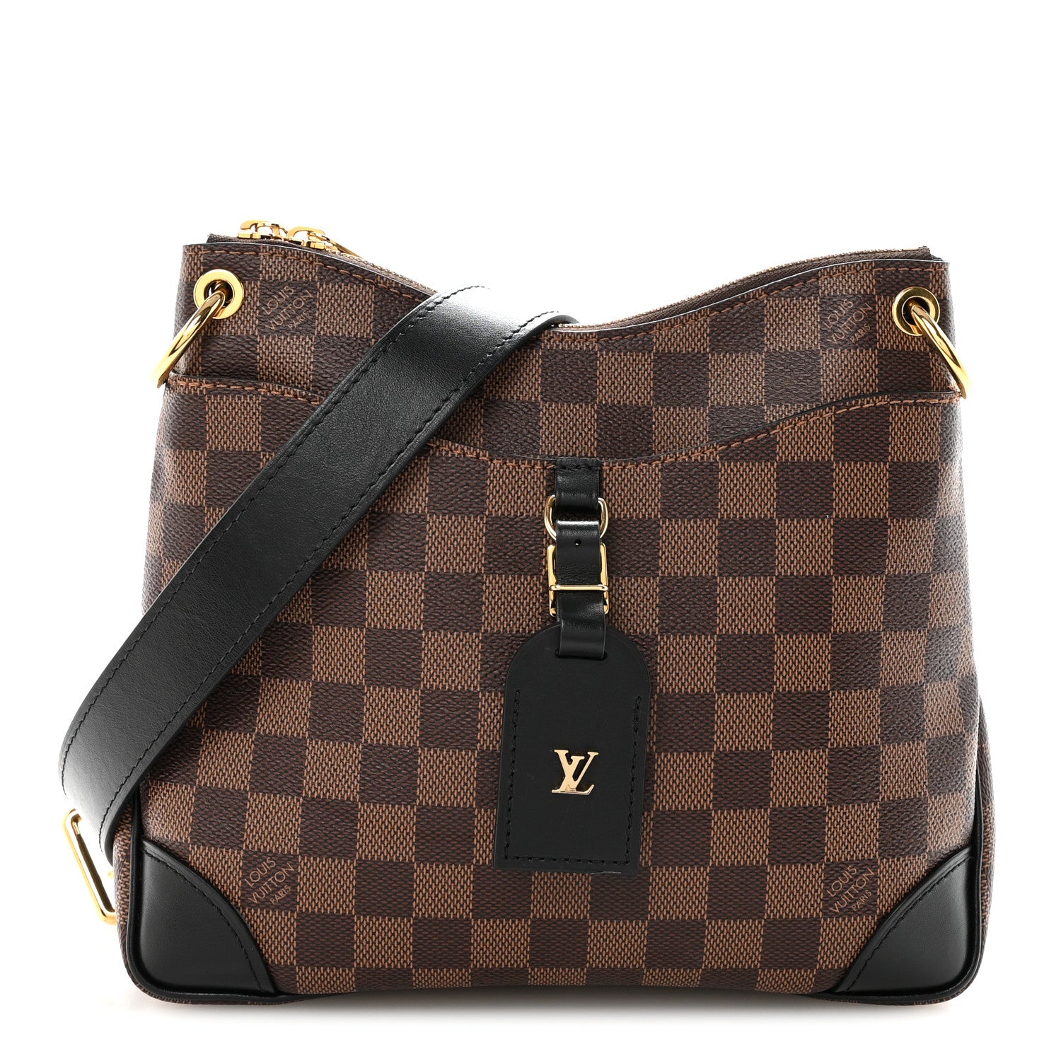 Louis Vuitton Damier Ebene Odeon PM Black 1 of 10